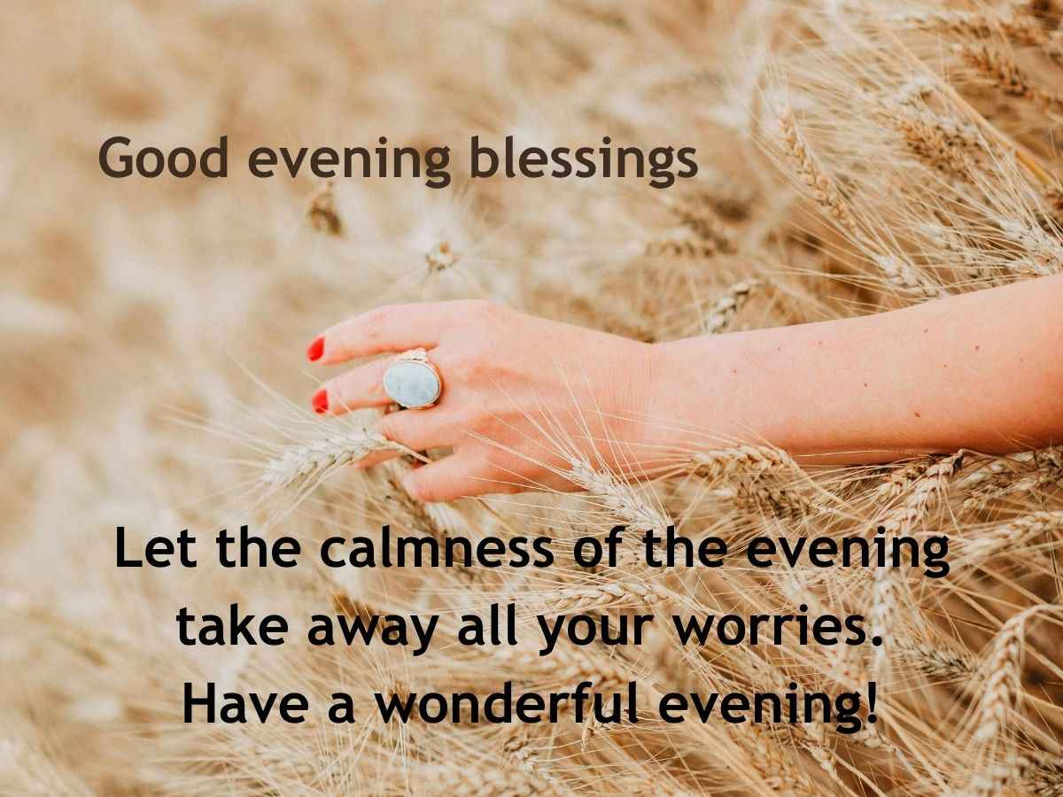 Evening blessings images