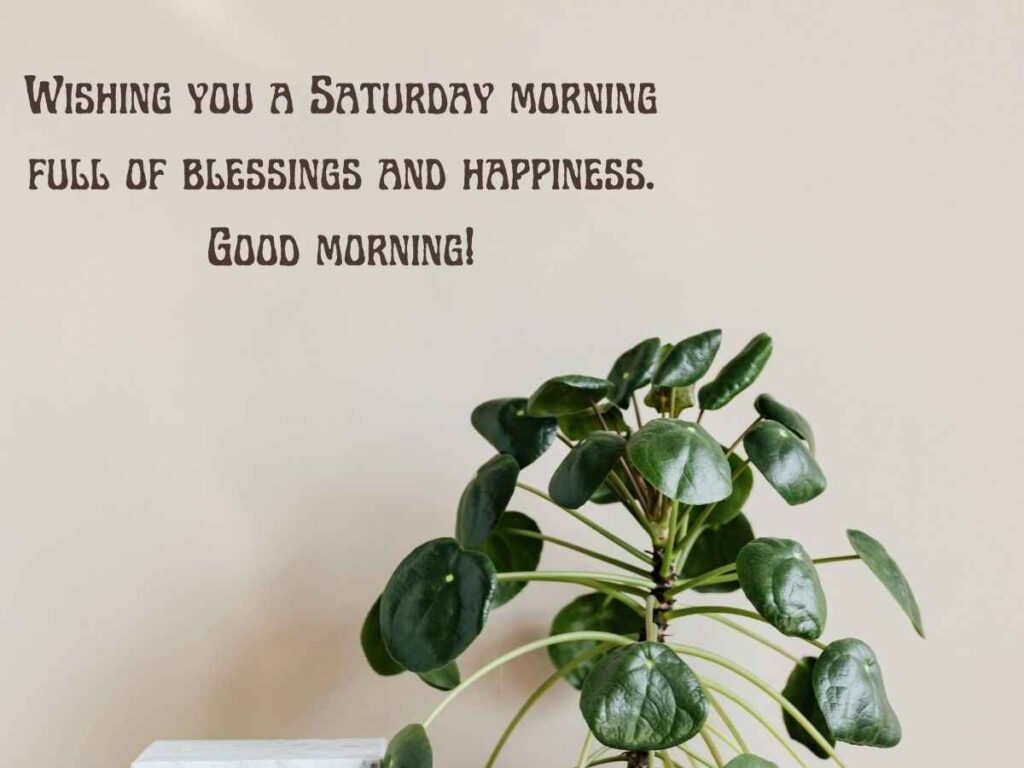 Saturday good morning blessings images