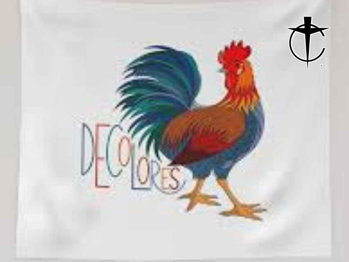 A beautifully crafted wall tapestry depicting a rooster, designed to bring warmth and character to your living area.