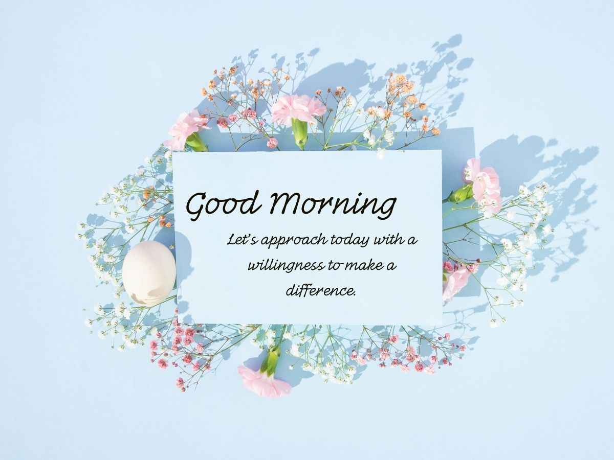 A collection of uplifting good morning quotes designed for sharing with friends and family to inspire positivity.